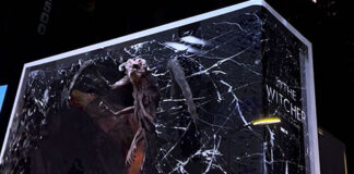 Netflix продвигает «Ведьмака» через 3D билборды