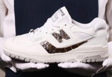 New Balance представили космокроссовки с кусочками настоящего метеорита