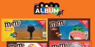 M&M’S воссоздал культовые обложки альбомов известных исполнителей