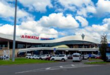 Аэропорт Алматы работает в штатном режиме