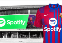 ФК «Барселона» и Spotify заключили контракт на 4 года