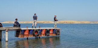 Французы снимают фильм о рыбалке в Узбекистане