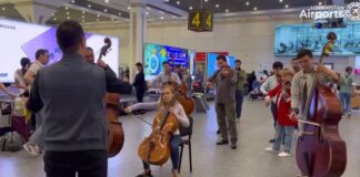 В Узбекистане провели культурный флешмоб с привлечением оркестра