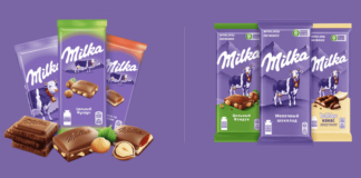 Шоколад Milka провел редизайн упаковки