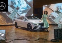 Новую рекламу Mercedes сняли в Киевском университете