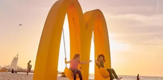 McDonald’s установил рекламную инсталляцию в Дубае вслед за Adidas