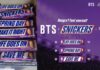 Mars запустил продажи Snickers совместно с BTS