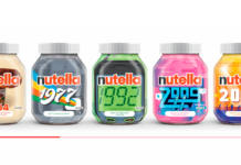 Nutella представила 59 банок с разным дизайном в честь 59-летия бренда