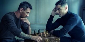 Историческое фото: Роналду и Месси снялись в совместной рекламе Louis Vuitton