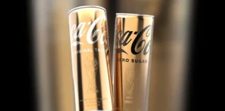 Coca-Cola представила лимитированную «золотую» продукцию