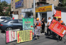 В Кыргызстане проводят рейды по упорядочению наружной рекламы