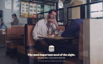 Burger King предлагает любителям ночных тусовок завершить свой день поздним завтраком