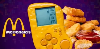 McDonald’s продает Тетрис в виде большого наггетса