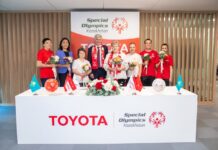 Toyota Kazakhstan поддержала атлетов с ментальными особенностями
