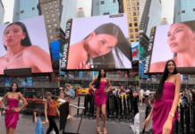 Казахстанка украсила билборды на Таймс-сквер