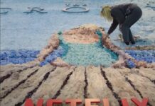 Netflix в рамках промоушна “Короны”создал инсталляцию из 30 000 живых цветов