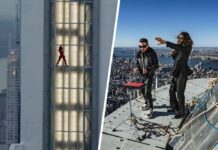 Джаред Лето для рекламы своего тура покорил Эмпайр-стейт-билдинг