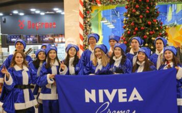 NIVEA создает праздничное настроение в Алматы