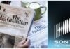 Guardian Media Group и Sony Pictures подписали соглашение об эксклюзивном контенте