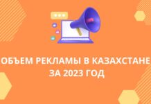 Объем рекламы в Казахстане за 2023 год