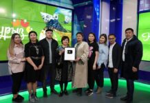 Аккаунт Almaty TV News получил «серебряную» кнопку от YouTube