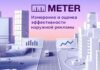 Мониторинг METER: самые популярные бренды в наружной рекламе