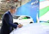В Узбекистане на заводе BYD в Джизаке выпущены первые электромобили