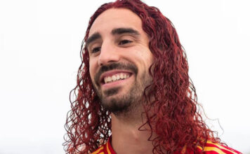 Агентство Publicis и Garnier помогли испанскому футболисту сдержать обещание и покрасить волосы в красный