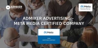 Admixer Advertising — Meta Media Certified Company и Meta Business Partner