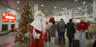 Sulpak, Haier и «Восход» устроили новогоднее волшебство в аэропорту Астаны