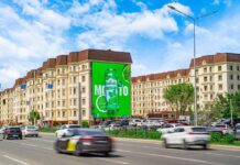 Success Market установил в Астане самый большой цифровой медиафасад