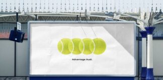 Audi приятно удивила публику на Уимблдоне необычным биллбордом