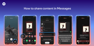 Spotify добавил функцию личных сообщений для обмена аудиоконтентом и подкастами