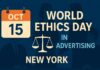 В Нью-Йорке пройдет первый в истории рекламной индустрии «Всемирный день этики»