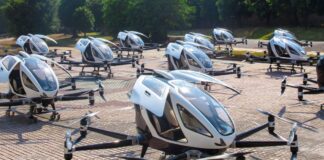 Казахстан внедряет летающие такси: Allur Group и EHang подписали меморандум