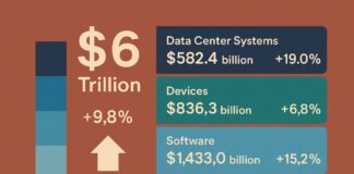 Gartner: мировые IT-расходы превысят $6 трлн в 2026 году