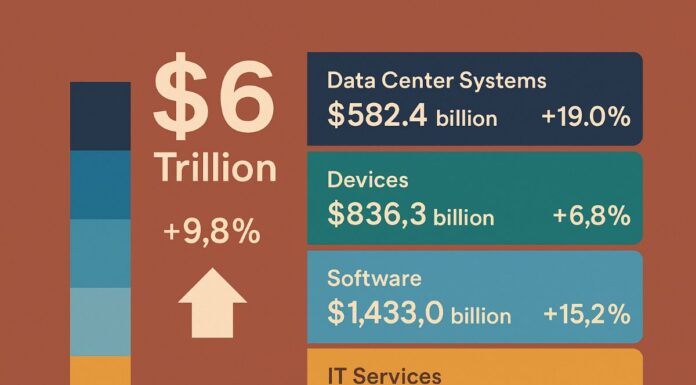 Gartner: мировые IT-расходы превысят $6 трлн в 2026 году