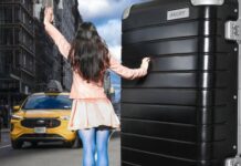 Осязаемый сторителлинг против ИИ: Away выпустил восьмифутовый чемодан в рамках новой кампании