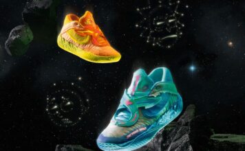 Новая коллаборация PUMA и Warner Bros.: двухцветные кроссовки в стиле «Рика и Морти»