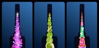 Apple инвестирует в общественное творчество, подсвечивая Battersea Power Station