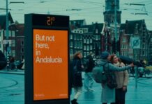Андалусия «взломала» уличные термометры Амстердама в новой рекламной кампании