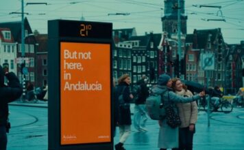 Андалусия «взломала» уличные термометры Амстердама в новой рекламной кампании