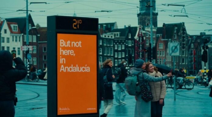 Андалусия «взломала» уличные термометры Амстердама в новой рекламной кампании