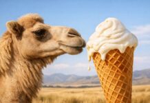 В Казахстане начали делать мороженое из верблюжьего молока