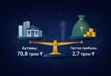 Банки Казахстана завершили 2025 год с прибылью 2,7 трлн тенге