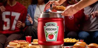 Когда кетчуп льётся из крана: Heinz готовится к Суперкубку