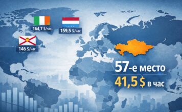 57-е место и 41,5 доллара в час: позиция Казахстана в глобальном рейтинге МОТ