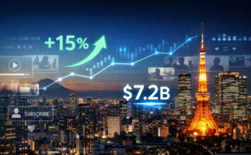 Японский рынок стриминга вырос на 15% благодаря Netflix и Prime Video