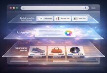 Google меняет структуру AI-выдачи, добавляя рекламные магазины и блок ссылок