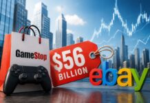GameStop предложила купить eBay за $56 млрд несмотря, уступая ей в рыночной оценке